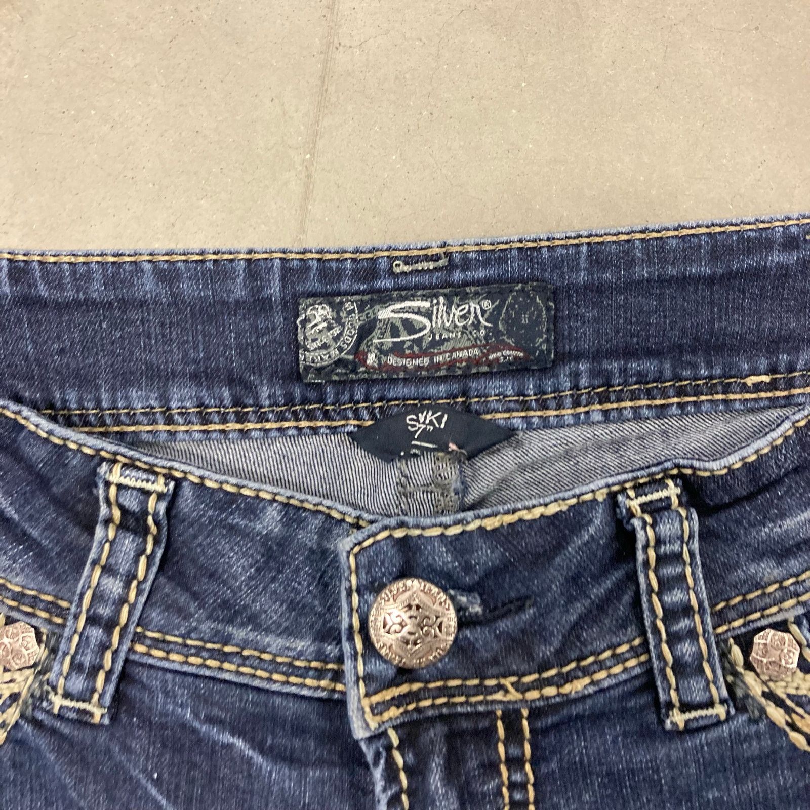Silver Jeans Co. × Vintage y2k low rise silver bootcut Jeans 32x31 Size US 32 / EU 48 - 5 Thumbnail