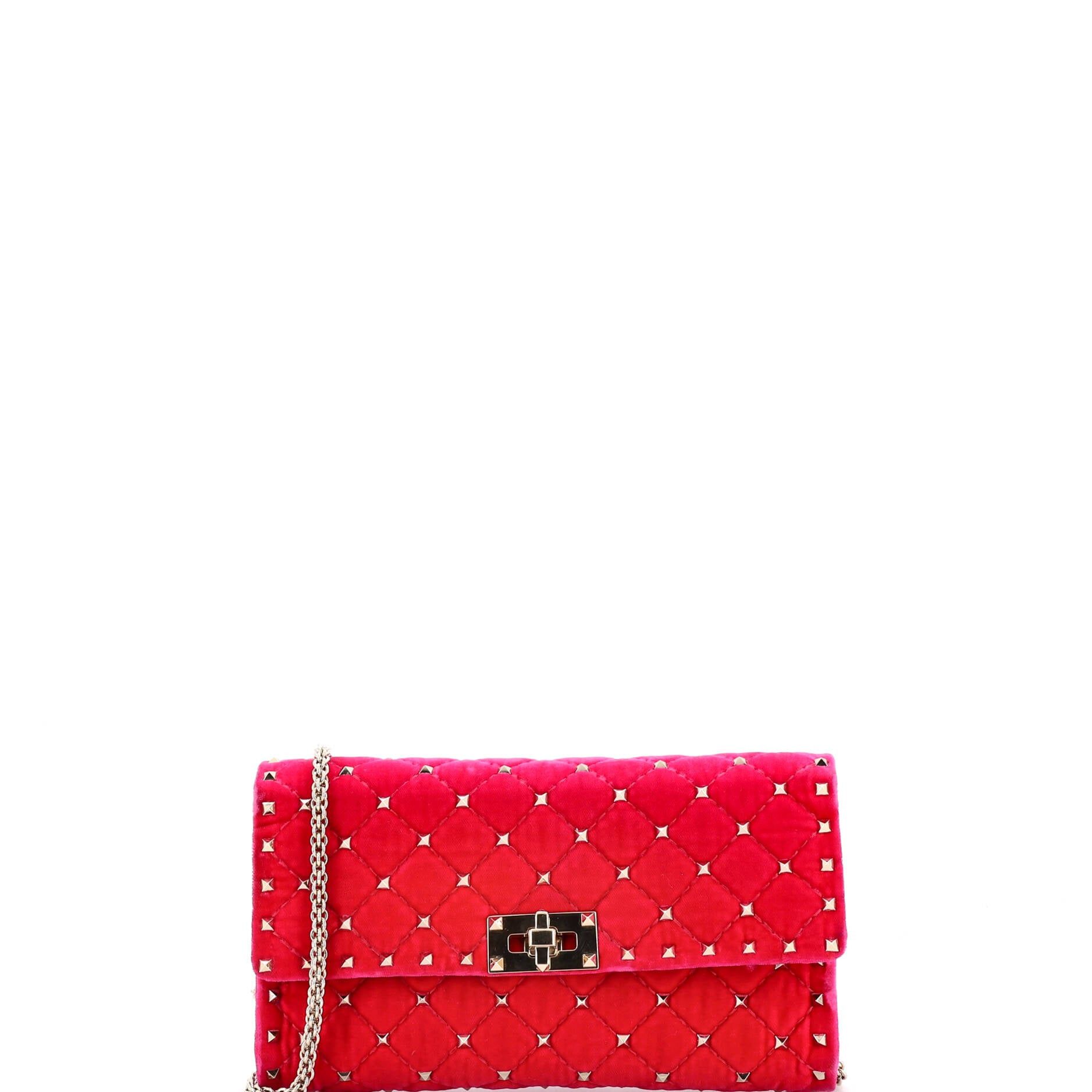 Valentino Rockstud Spike Wallet on Chain Size ONE SIZE - 1 Thumbnail