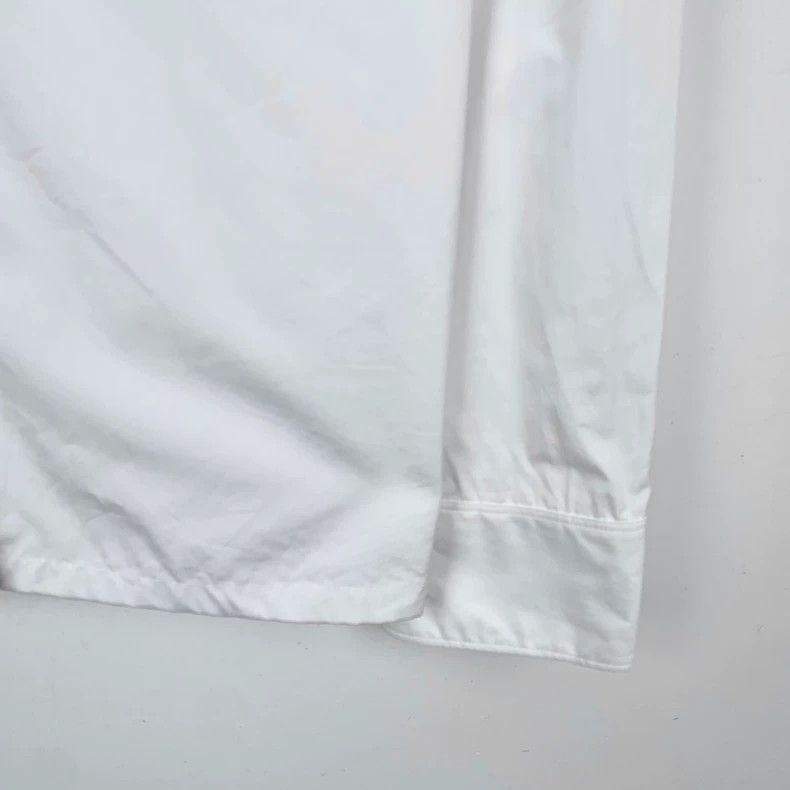 Prada Prada White logo letter print lapel single-breasted cotton Size US XXS / EU 40 - 5 Thumbnail