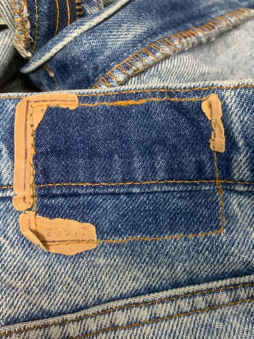 Levi's Vintage Clothing Vintage Levi’s Orange Tab Distressed Bootcut Denim Size 35" - 5 Thumbnail