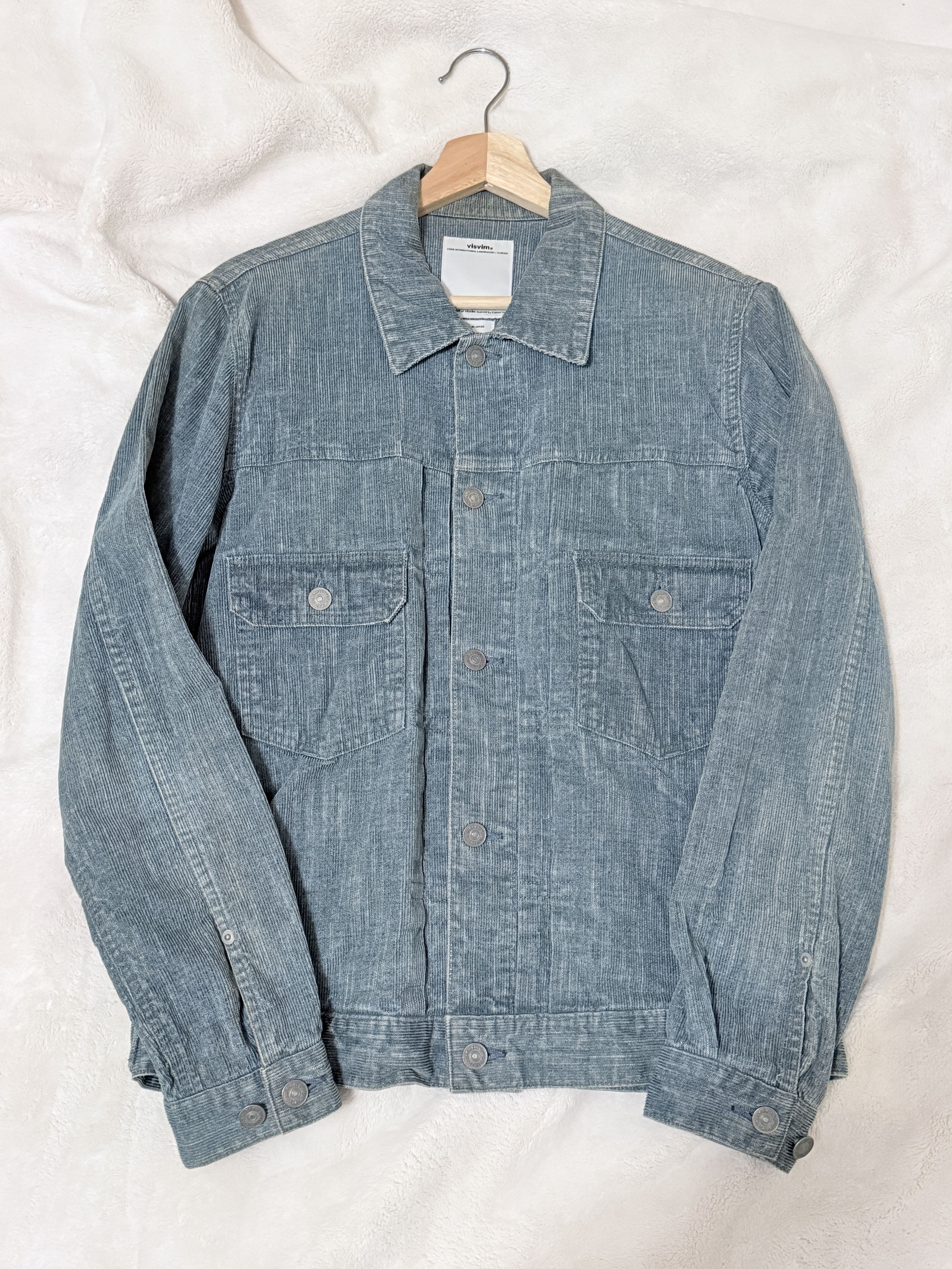 Visvim Visvim SS13 Corduroy 101 Jkt Light Blue Size US M / EU 48-50 / 2 - 2 Thumbnail