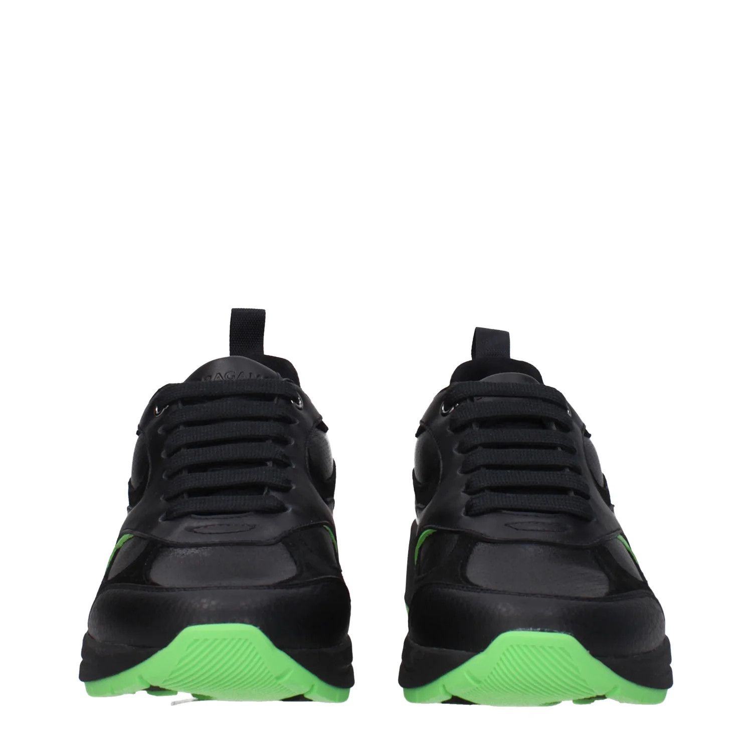 Salvatore Ferragamo ob1o1e1224 Leather Sneakers in Black Size US 5.5 / IT 35.5 - 3 Thumbnail