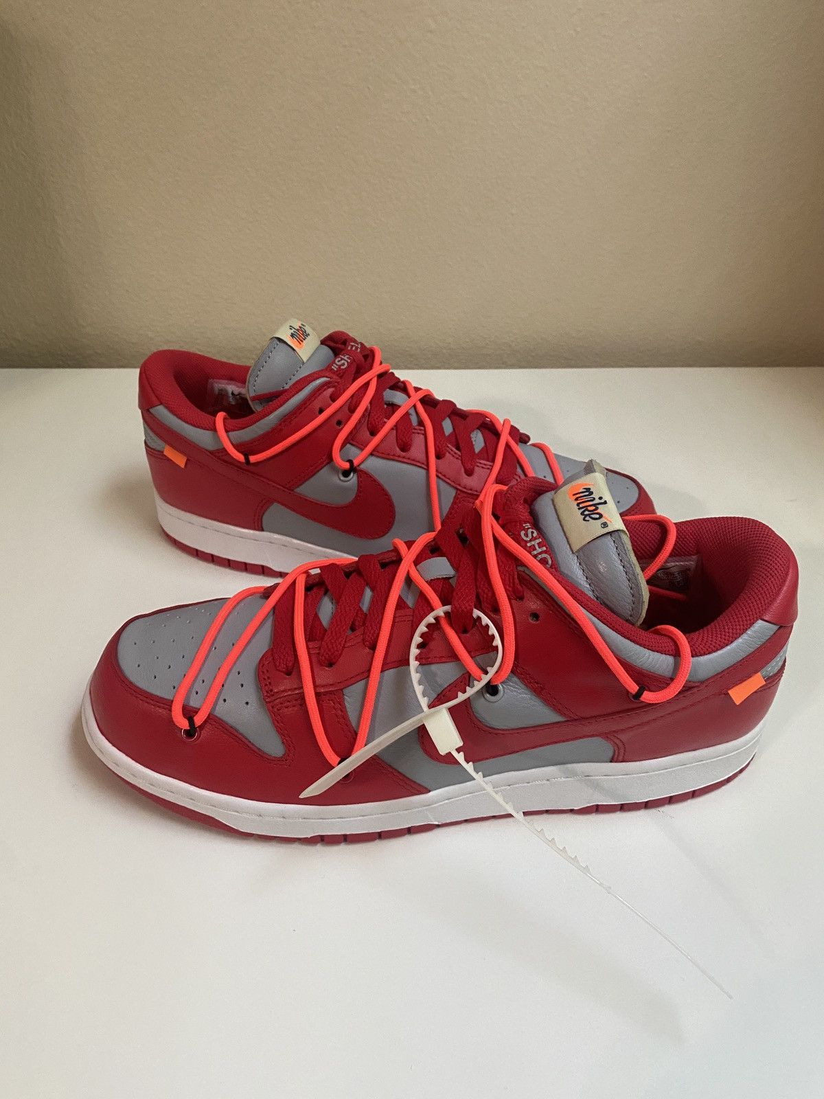 Nike Dunk Low OFF-WHITE University Red Size 11