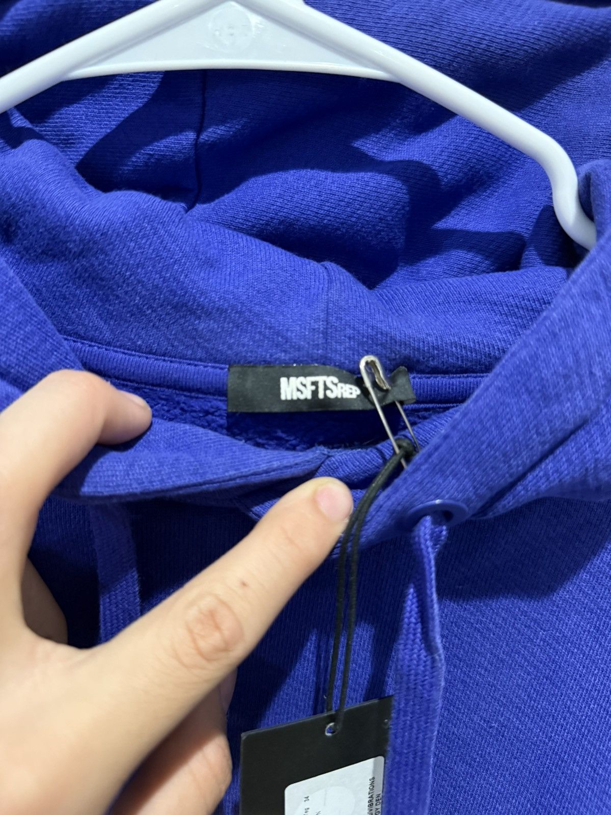 Jaden Smith × Msftsrep Msftsrep FW/21 RARE PURPLE Middle Finger Print Hoodie Size US S / EU 44-46 / 1 - 4 Thumbnail