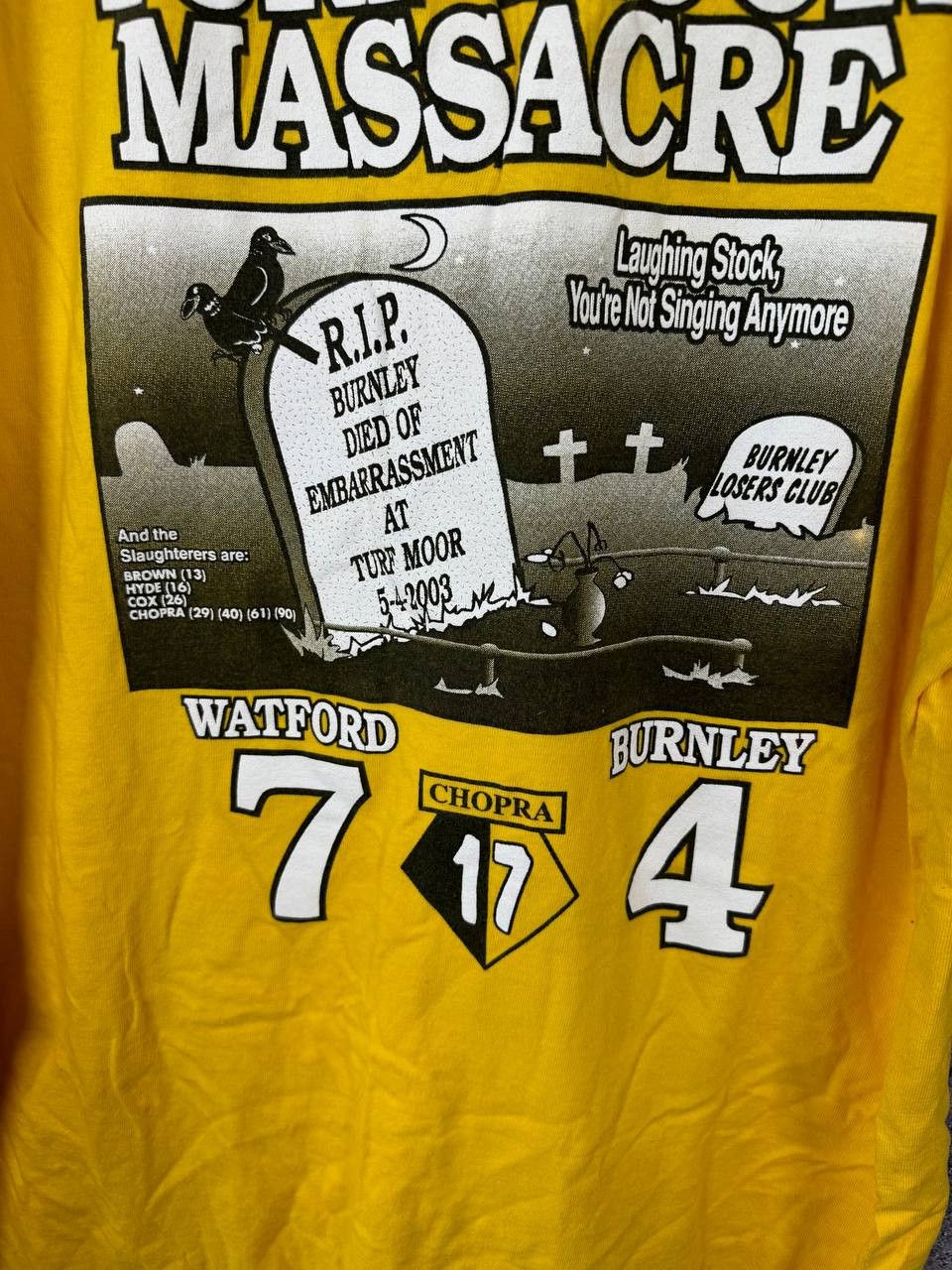 Vintage Vintage Bart Simpson Chopra Parody Watford Tee 2003 Size US XL / EU 56 / 4 - 11 Thumbnail