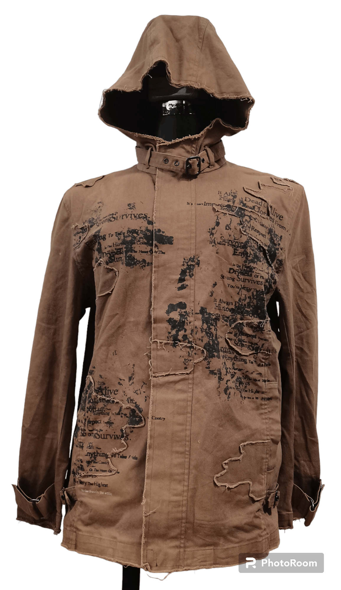 In The Attic IN THE ATTIC BORO POEM PUNK GOTHIC HOODED JACKET Size US L / EU 52-54 / 3 - 1 Thumbnail