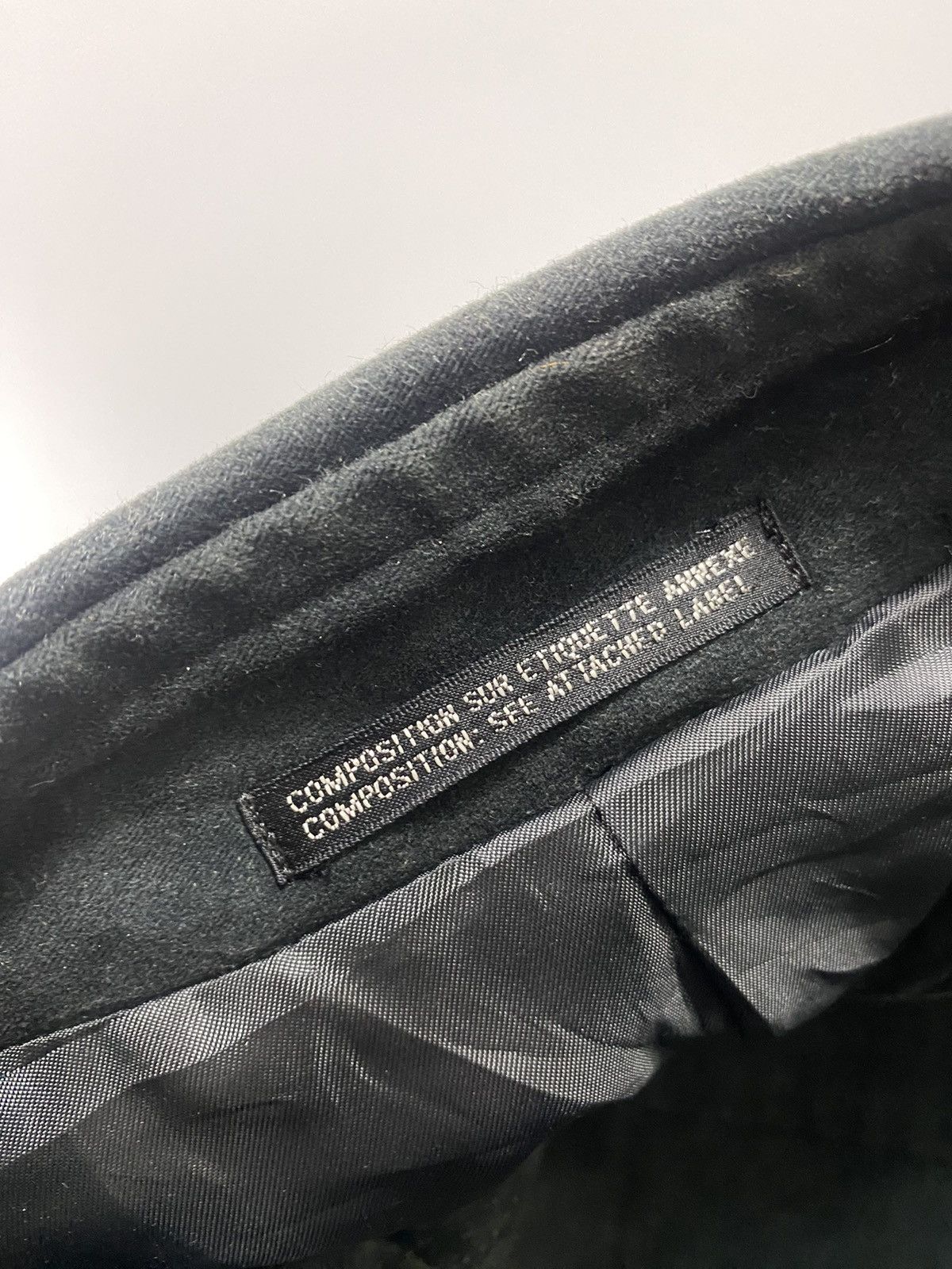 Japanese Brand Ined Homme By Yohji Yamamoto Belted Moleskin Coat Size US M / EU 48-50 / 2 - 8 Thumbnail