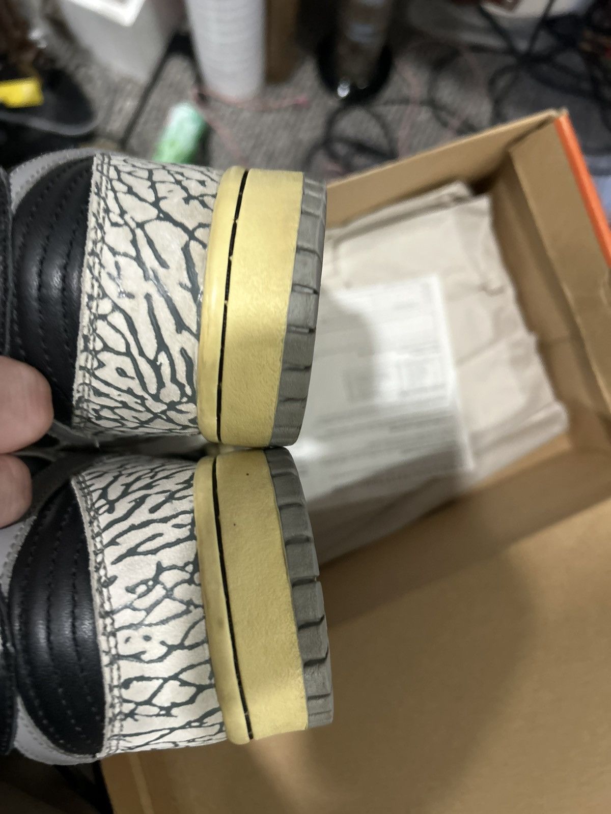 Jordan Brand Nike Dunk J-Pack "Black Cement" (2006) Size US 8 / EU 41 - 13 Thumbnail