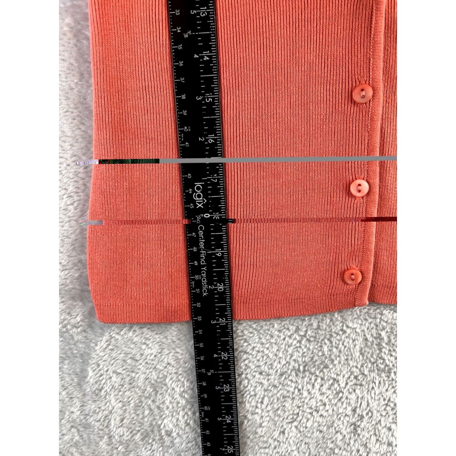 Pendleton Pendleton Cardigan Sweater Womens S Petite Silk V-Neck Coral Preppy Labr Cozy Lightweight Size S / US 4 / IT 40 - 6 Thumbnail