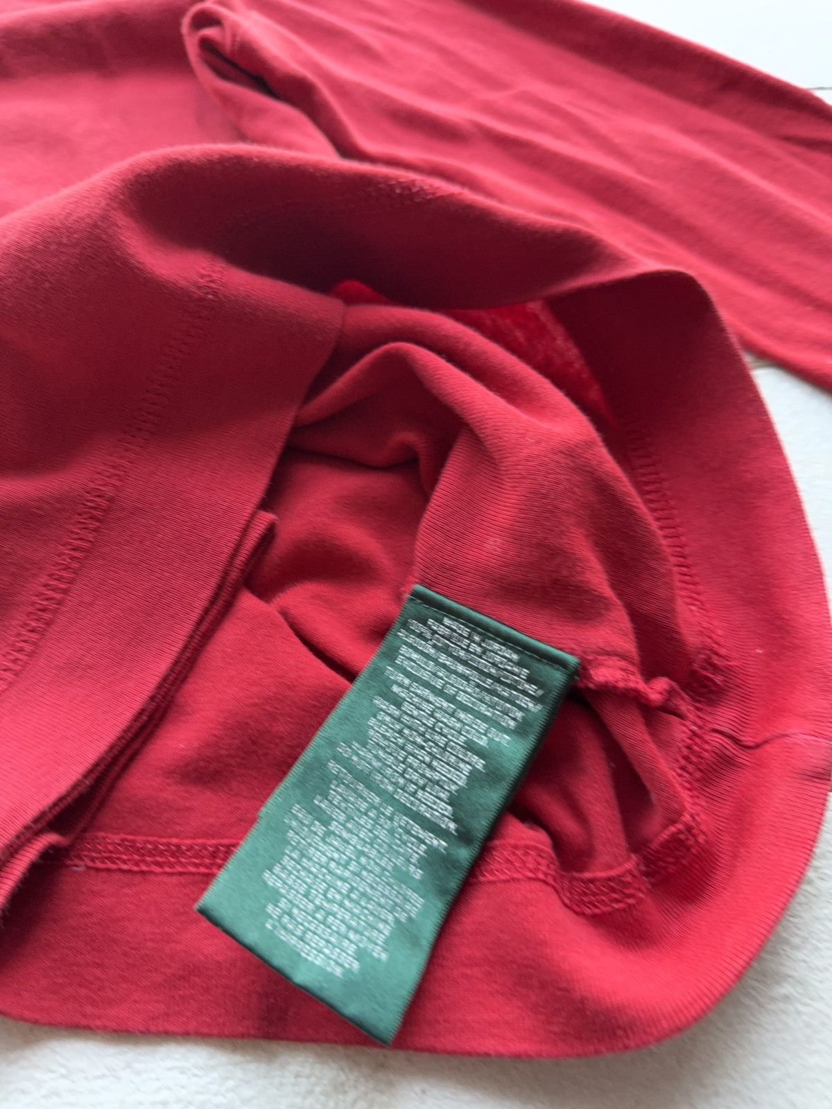Polo Ralph Lauren Vintage Ralph Lauren Jeans Co Red Sweatshirt Zip Shoulder Size M / US 6-8 / IT 42-44 - 8 Thumbnail