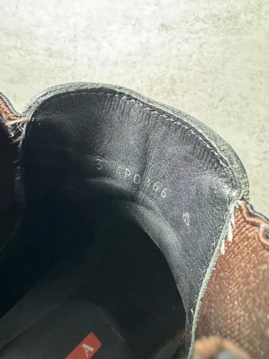 Prada FW1999 Prada Navy Leather Boots Size US 7 / EU 40 - 7 Thumbnail