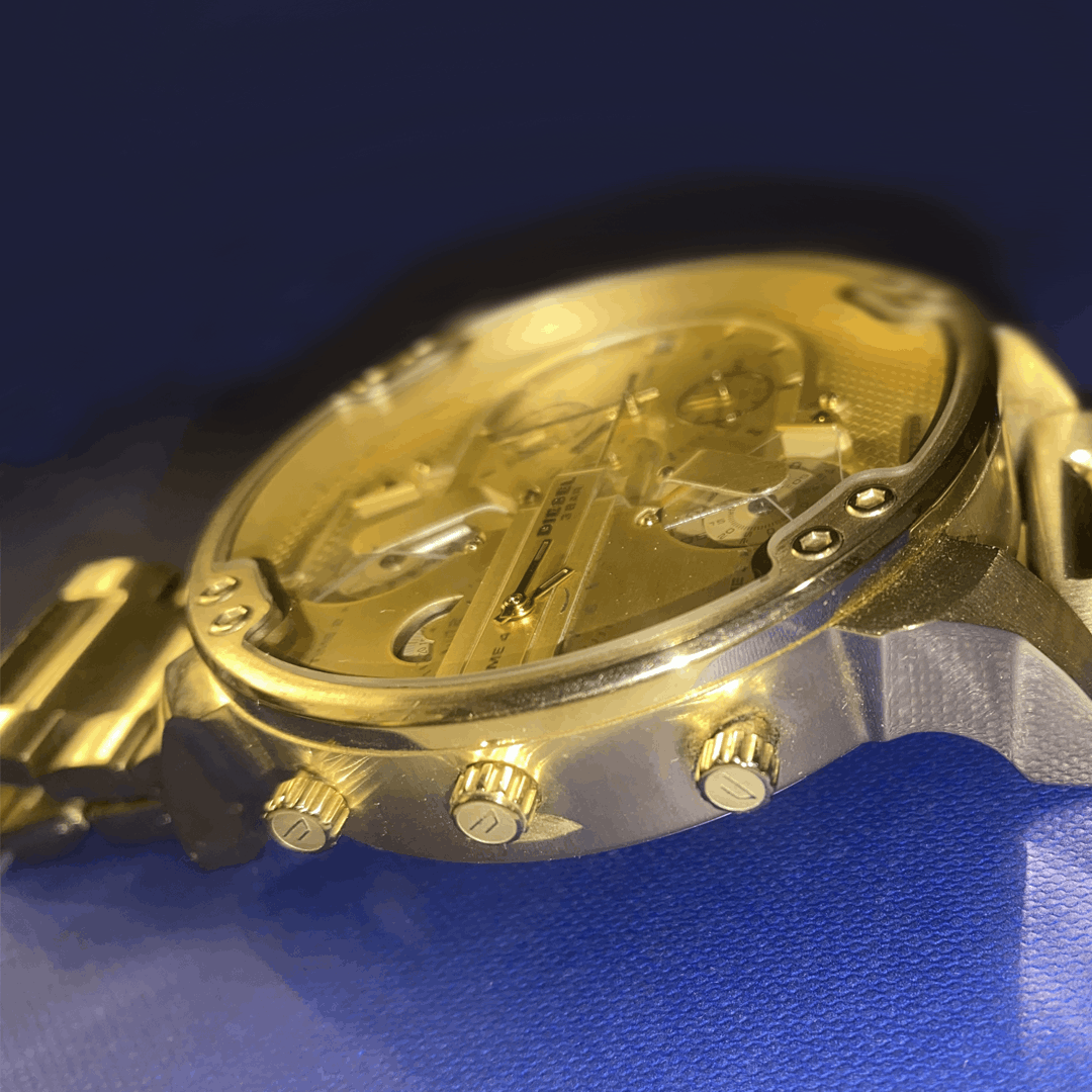 Diesel DIESEL 'Mr Daddy 2.0' Gold Watch 'DZ7399' Size ONE SIZE - 3 Thumbnail