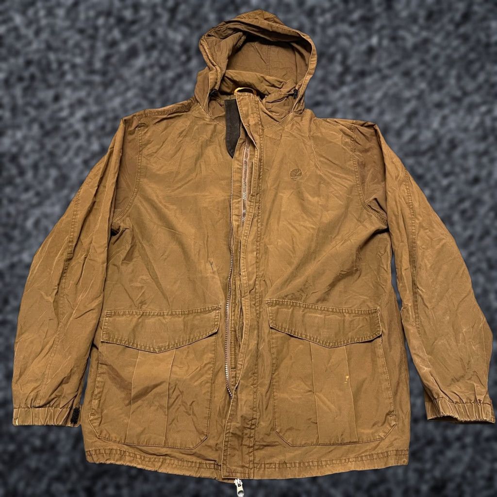 Timberland VINTAGE Timberland Stratham Issue Jacket Mens Small Brown Authentic Outdoor Gear Size US S / EU 44-46 / 1 - 1 Thumbnail