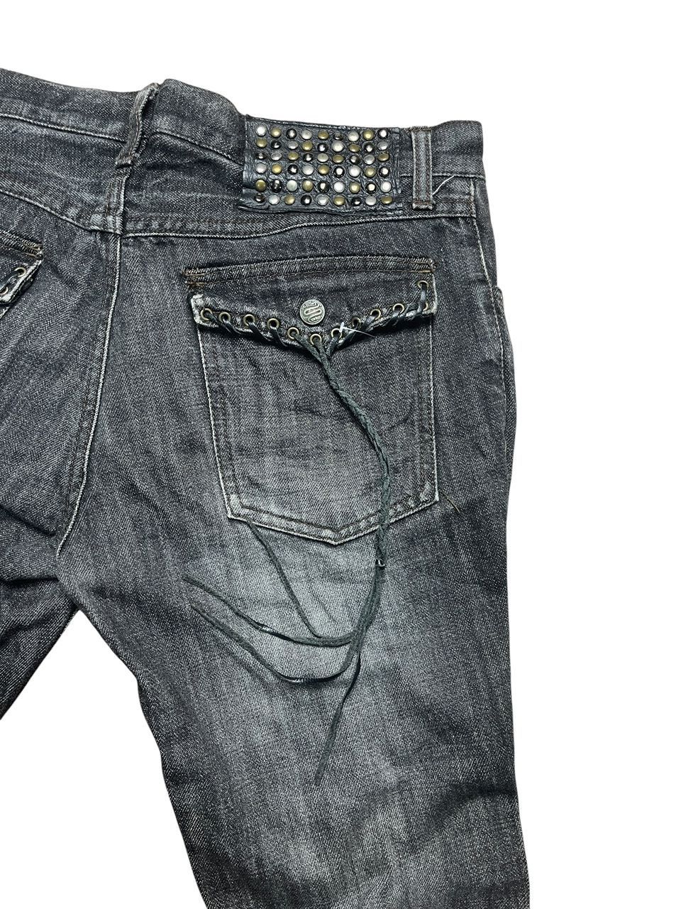 Japanese Brand Vintage Schlussel Rare Denim Flare Pants Size US 32 / EU 48 - 19 Thumbnail