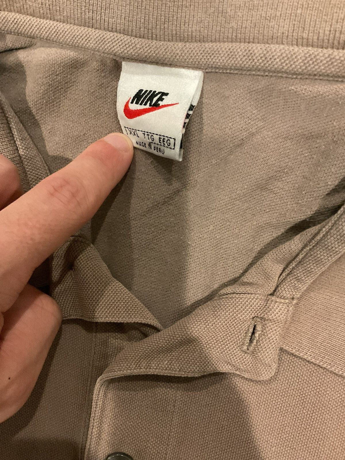 Nike × Vintage Vintage Nike embroidered polo shirt Size US XXL / EU 58 / 5 - 2 Thumbnail