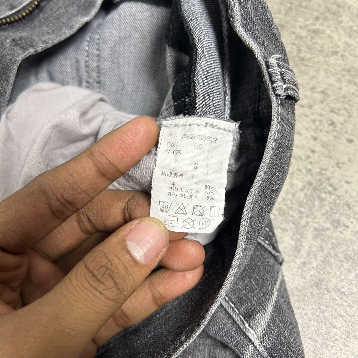 semanticdesign Vintage Semanticdesign Slim Acid Wash Size US 29 - 10 Thumbnail