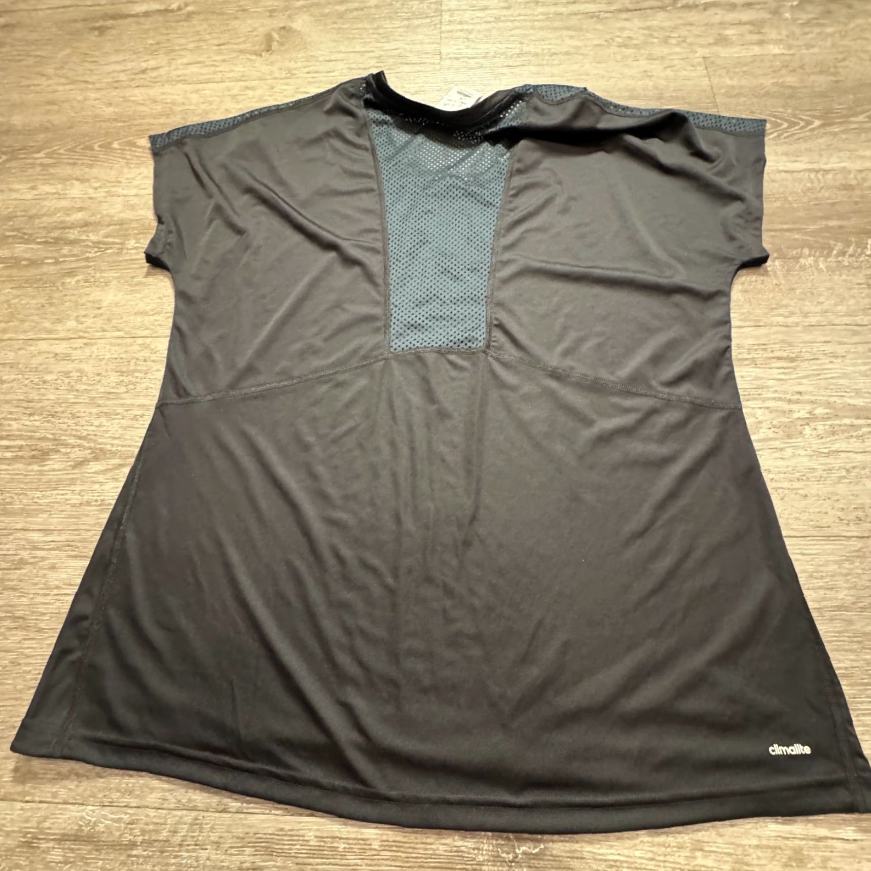 Adidas Adidas Shirt Women XL Black Athletic Training Gym Crewneck Polyester Tennis Size XL / US 12-14 / IT 48-50 - 5 Thumbnail