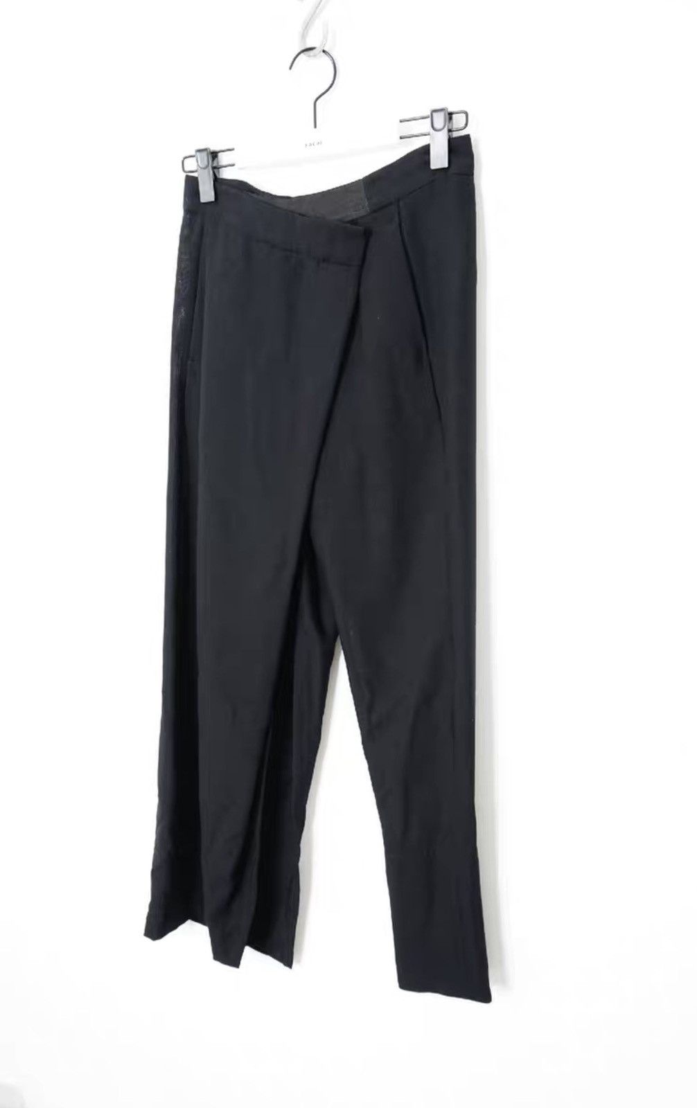 Ann Demeulemeester Ann Demeulemeester Asymmetric Wide-Leg Pants Size US 36 / EU 52 - 2 Thumbnail