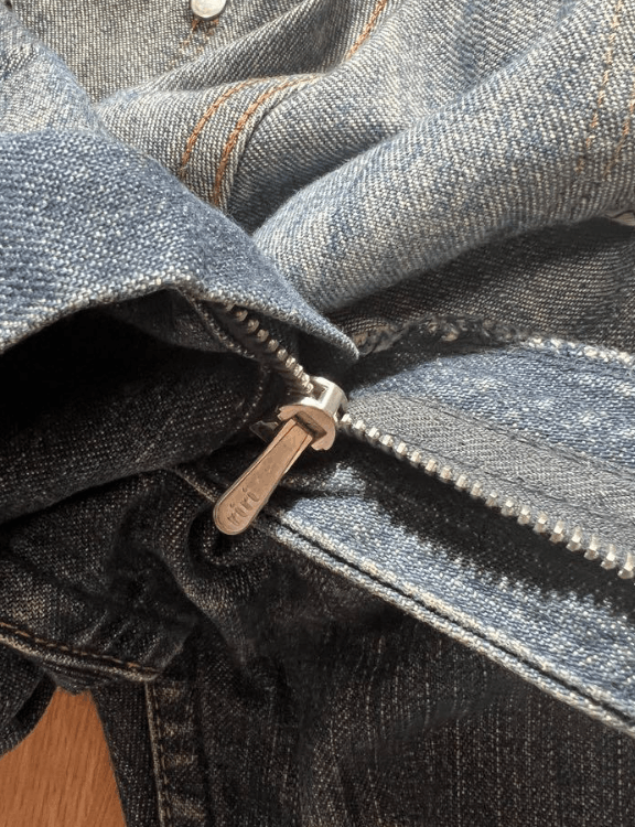 Japanese Brand 2002 SS Number (N)ine “modern age” poem patch grunge denim Size US 34 / EU 50 - 5 Thumbnail