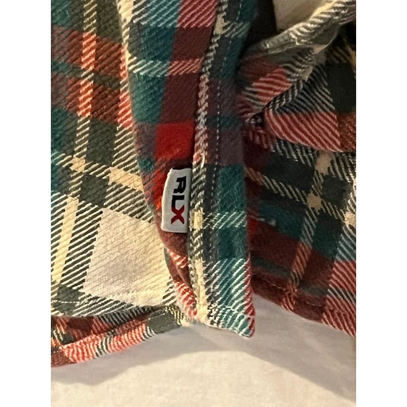 Ralph Lauren VTG 90s RLX Ralph Lauren Shirt Red Cream Green Plaid Size US L / EU 52-54 / 3 - 4 Thumbnail