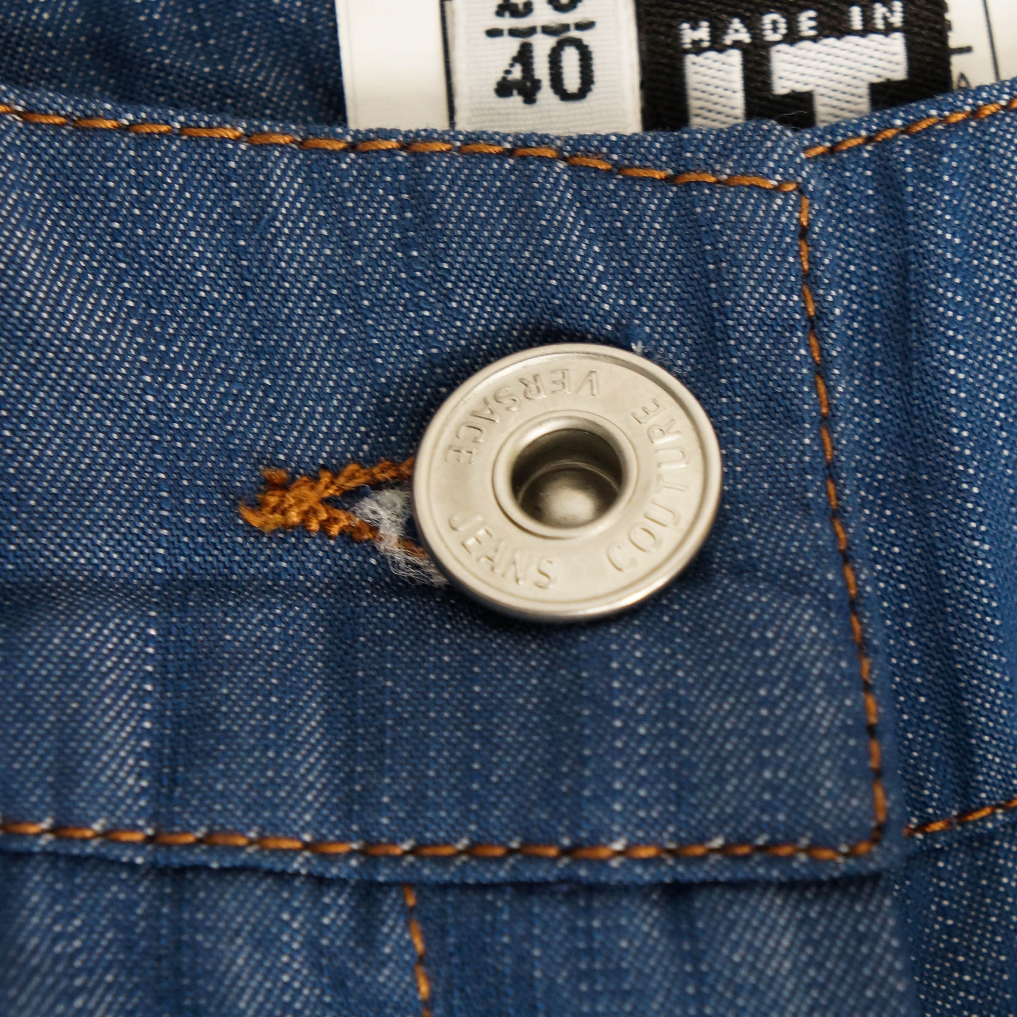 Versace VERSACE Jeans Couture 26/40 Blue Women Pants Vintage Size 26" / US 2 / IT 38 - 7 Thumbnail