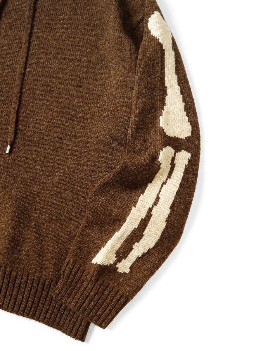 Kapital KAPITAL 5G wool bone sweater hood hoody Skeleton brown new L Size US L / EU 52-54 / 3 - 3 Thumbnail