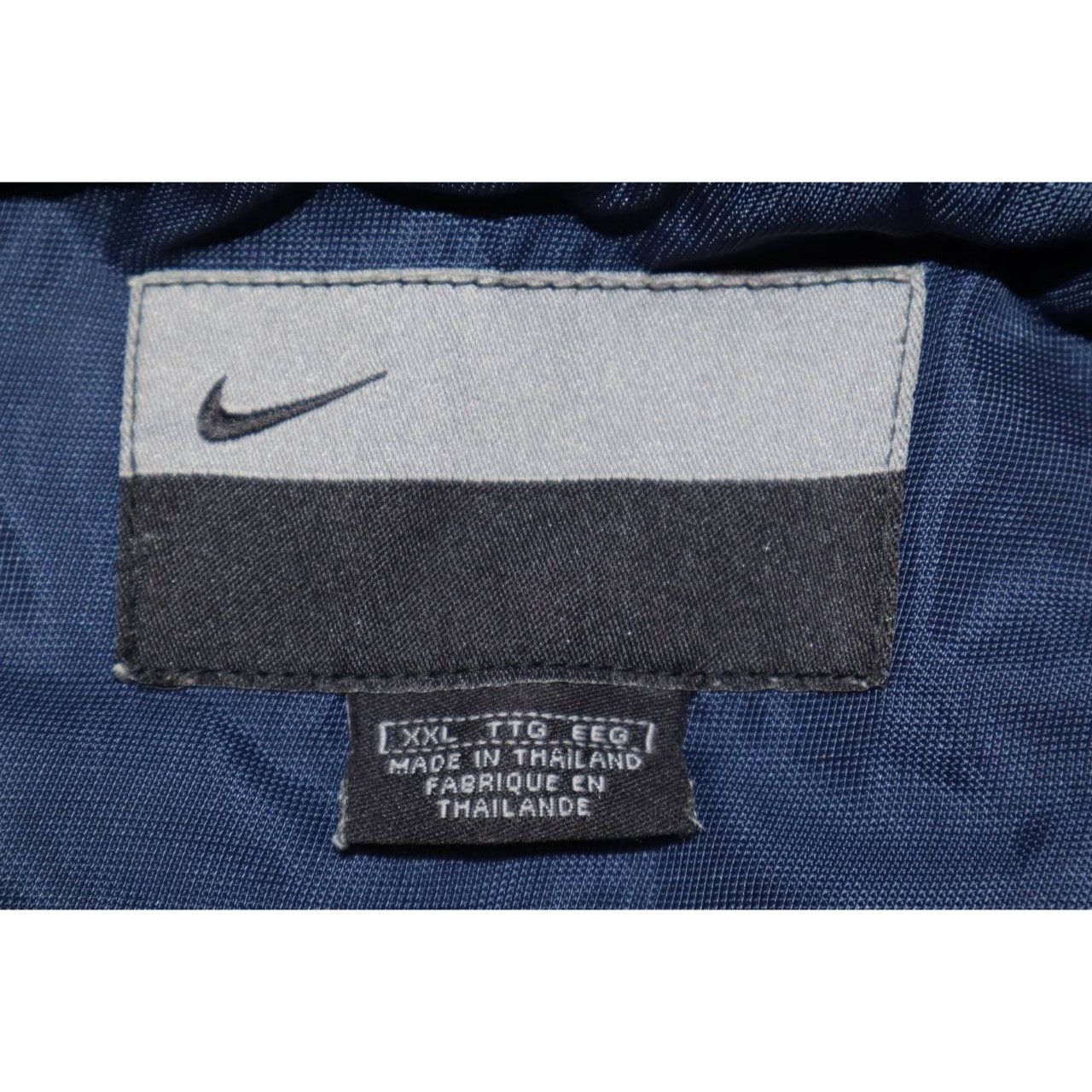 Nike Vintage Nike 2XL Blue Hooded Windbreaker Jacket Full Zip Size US XXL / EU 58 / 5 - 7 Thumbnail