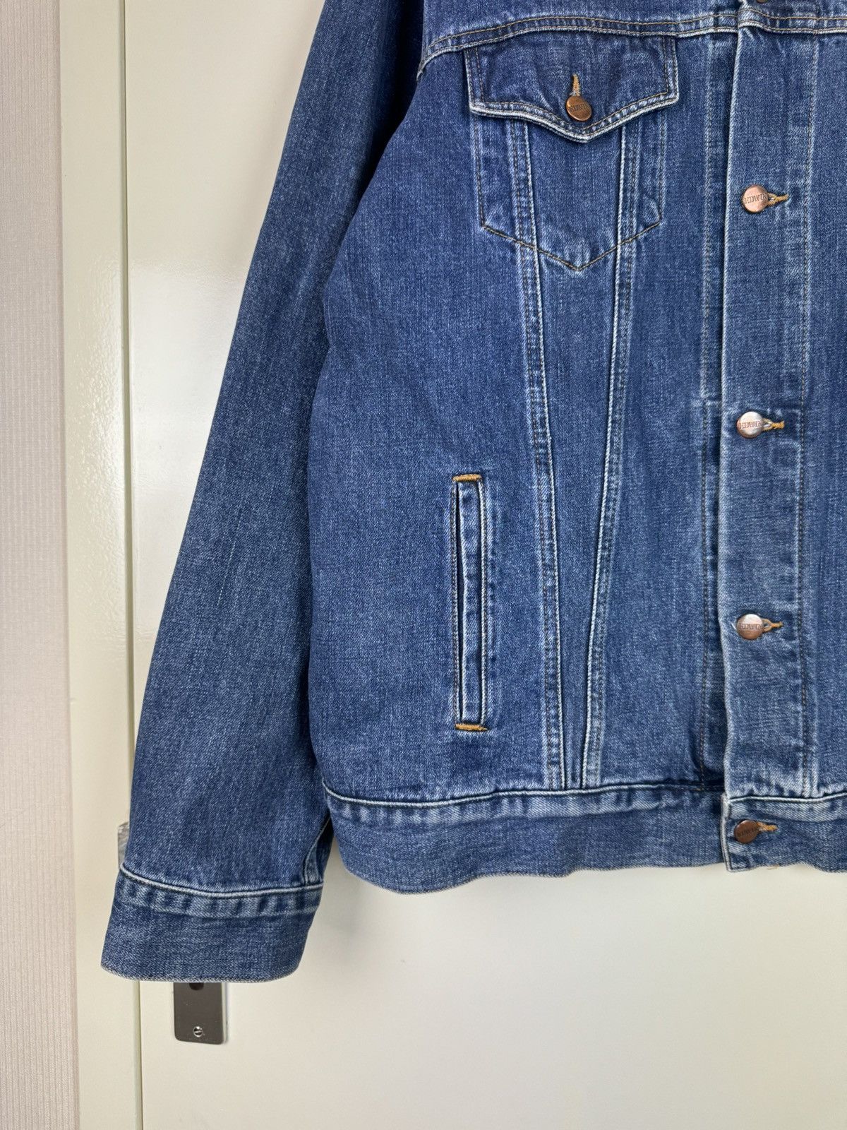 Edwin Edwin Japanese Selvedge Denim Vintage Jacket Filson Coat XXL Size US XXL / EU 58 / 5 - 2 Thumbnail