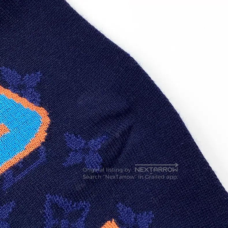 Louis Vuitton Louis Vuitton NBA co-branded dark blue logo jacquard full Size ONE SIZE - 8 Thumbnail