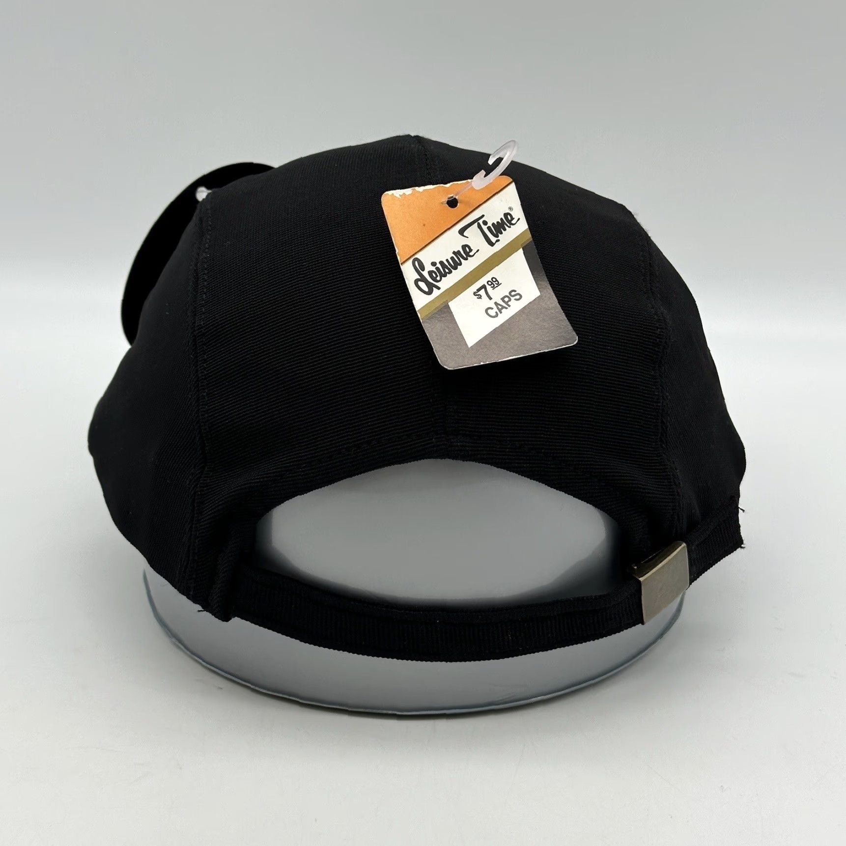 Vintage VINTAGE Warner Bros. Hat Cap 5 Panel Strap Back Black Taz 90s Cartoon 5 Panel NWT Mens Hat Size ONE SIZE - 4 Thumbnail