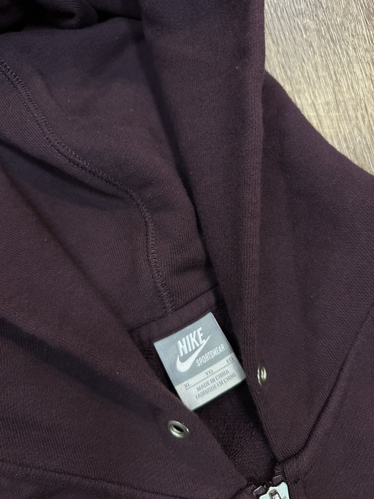 Nike Nike Vintage Zip Hoodie Plush Big Logo Size US XL / EU 56 / 4 - 7 Thumbnail
