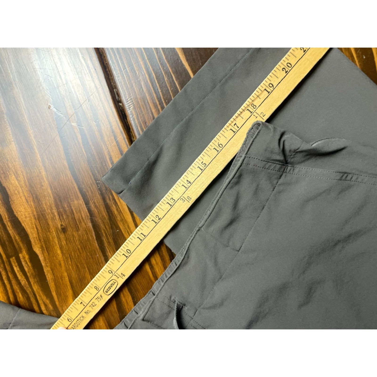 Jockey Jockey Pants Women's XL Gray Cargo Activewear Size 25" / US 0 / IT 36 - 6 Thumbnail