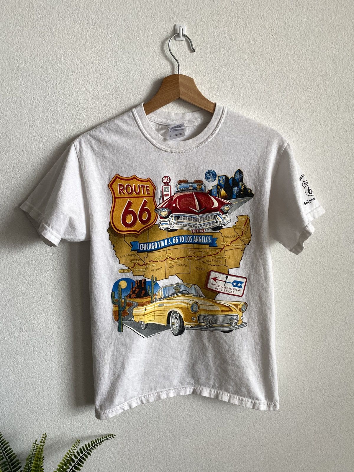 Vintage 00s Route 66 Tee Size US S / EU 44-46 / 1 - 1 Thumbnail