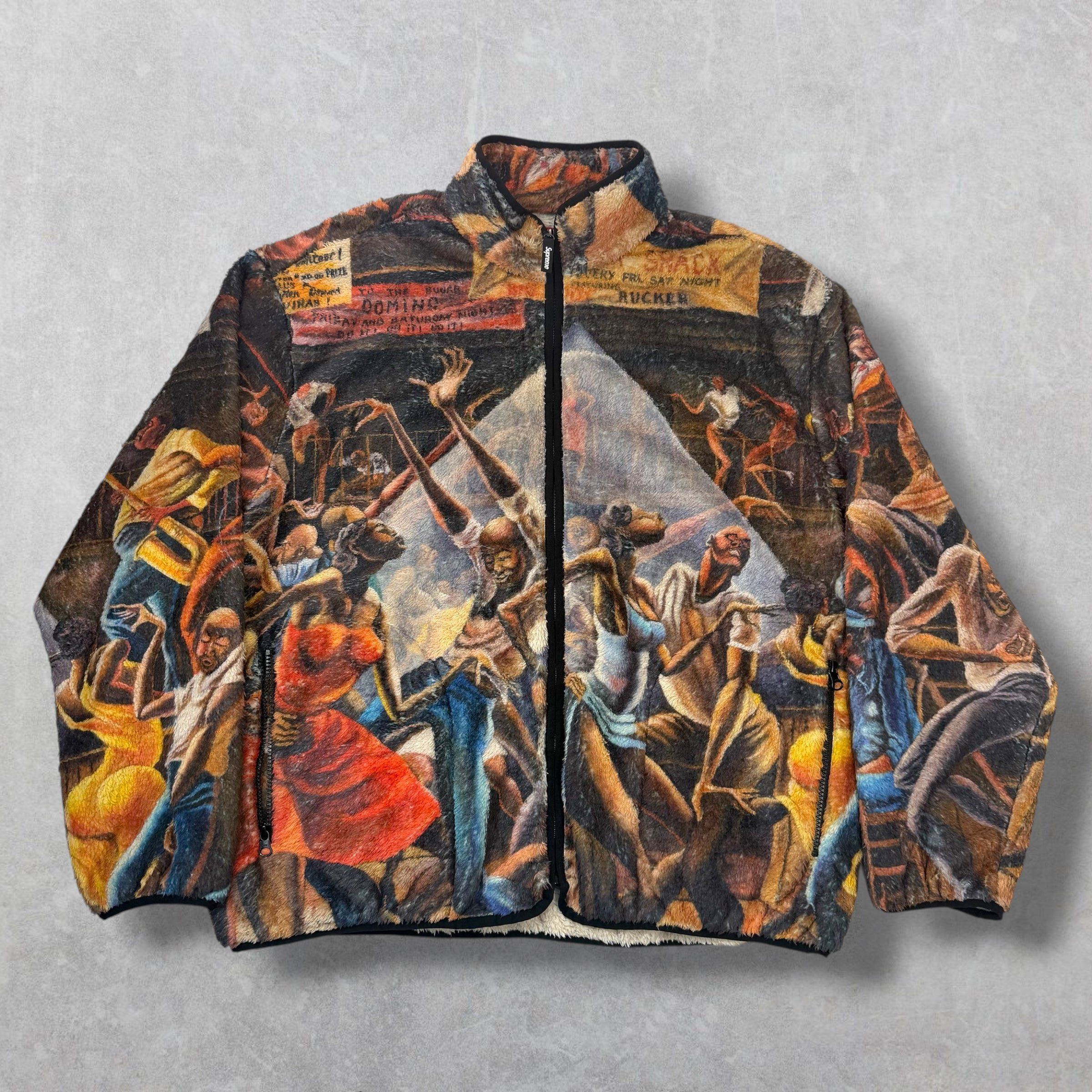 Supreme Supreme Ernie Barnes Fleece Jacket XXL Size US XXL / EU 58 / 5 - 1 Thumbnail