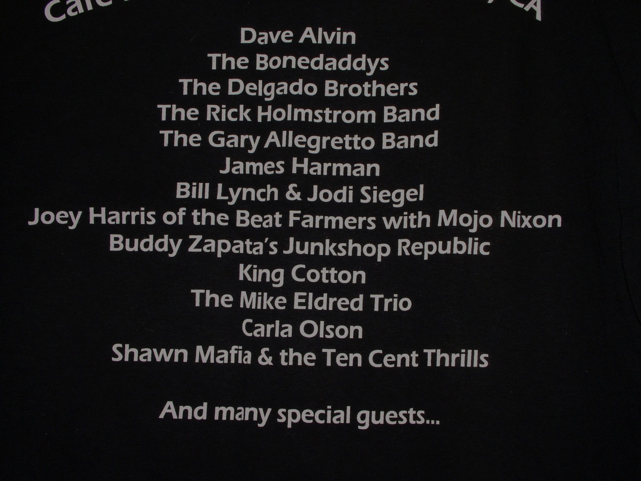 Gildan John Juke Logan Concert Shirt 2013 Benefit Dave Alvin Size US L / EU 52-54 / 3 - 7 Thumbnail