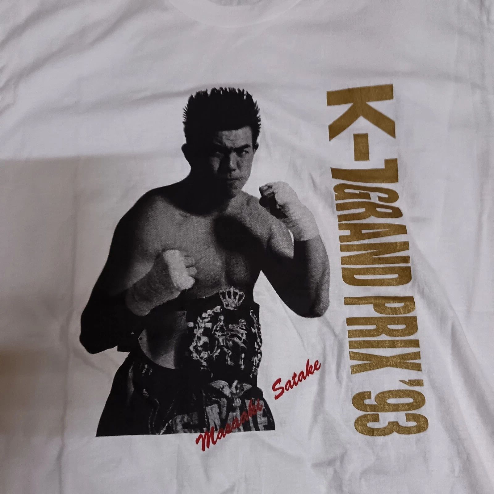 UFC Masaaki Satake K-1 Grand Prix MMA Wrestling Vintage Tee Size US M / EU 48-50 / 2 - 2 Thumbnail