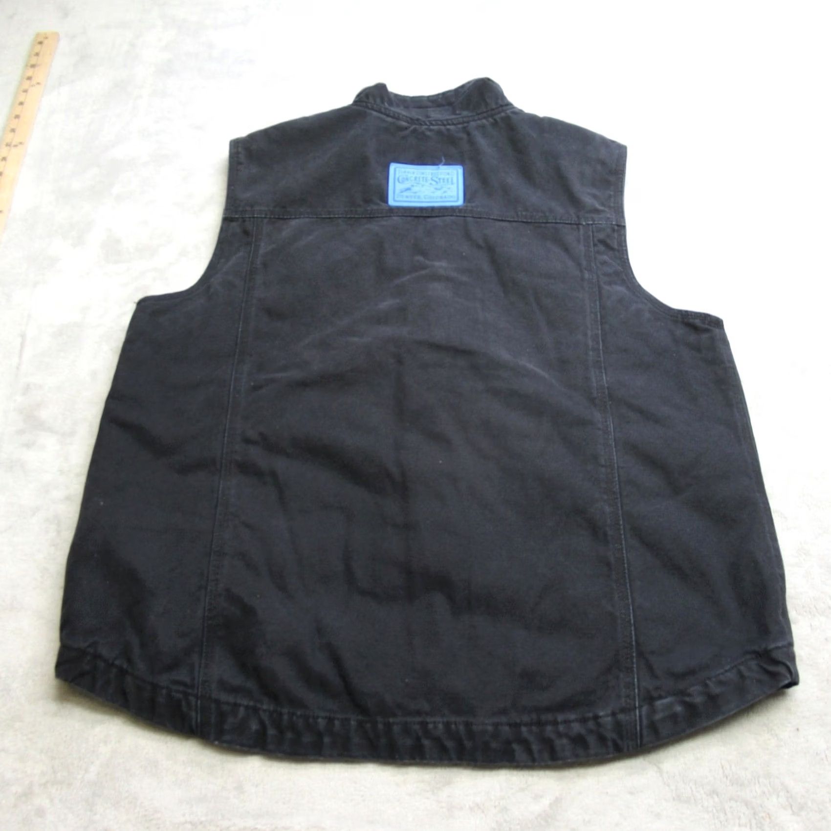 Vintage VINTAGE DRI DUCK Vest Mens M Gray Canvas Quilt Lined Insulated Zip Pocket Work Vest Mens Size US M / EU 48-50 / 2 - 2 Thumbnail