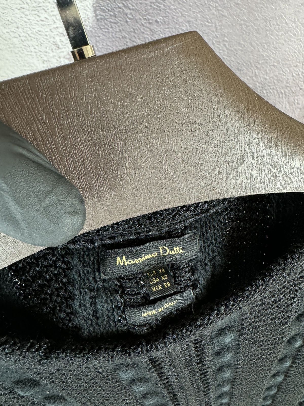 Massimo Dutti Massimo Dutti black wide sleeve knitted sweater Size XS / US 0-2 / IT 36-38 - 7 Thumbnail