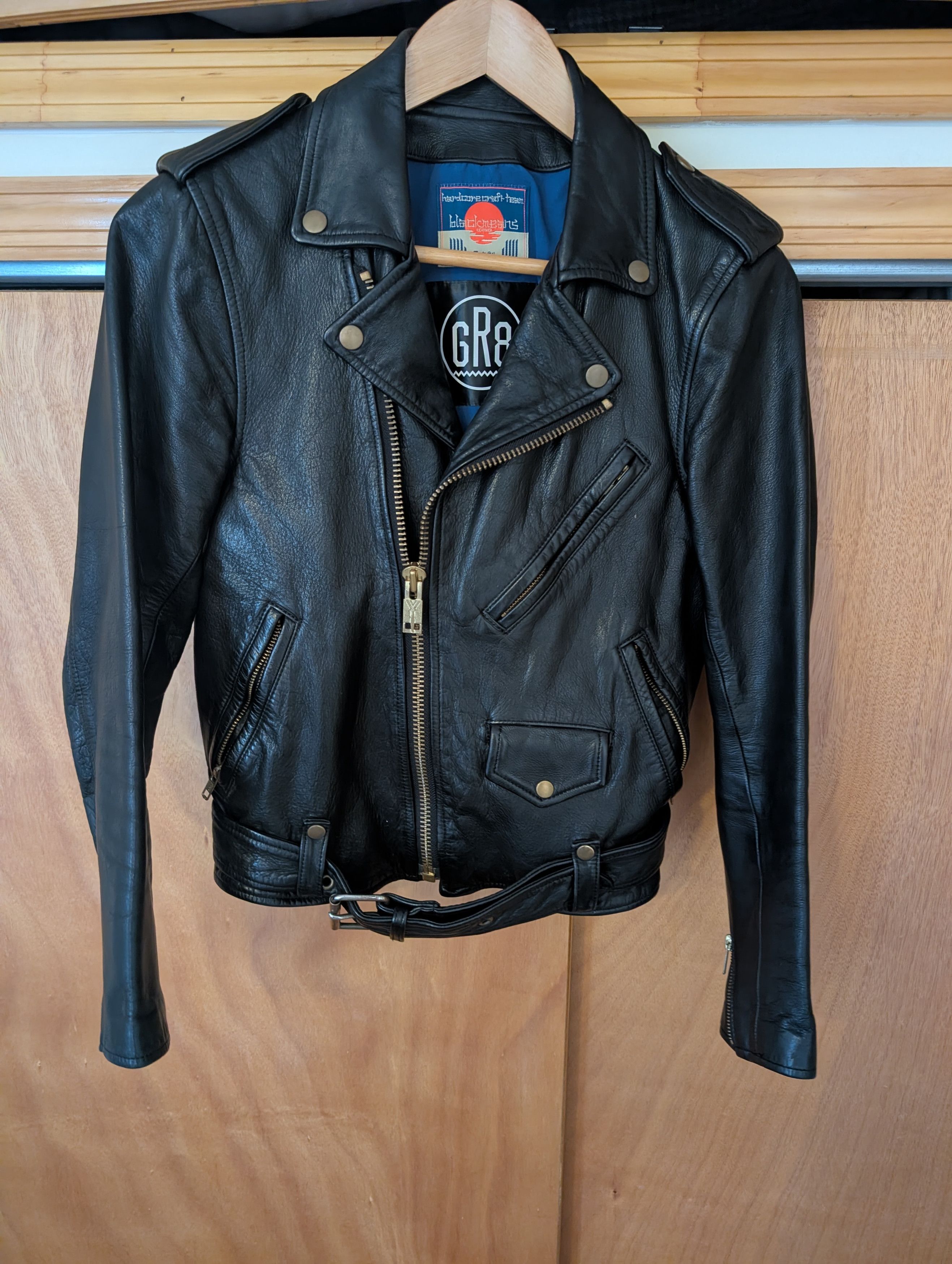 Blackmeans Blackmeans Calf Leather Jacket Size US XS / EU 42 / 0 - 1 Thumbnail