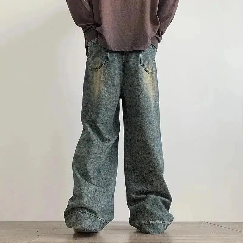 Japanese Brand Distressed Vintage Blue Jeans Size US 34 / EU 50 - 6 Thumbnail