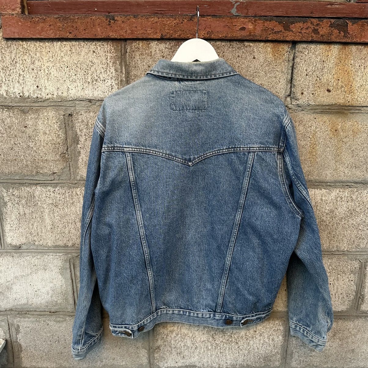 Wrangler Vintage Western Wrangler Denim Jacket Crazy Fit Size L Y2K Size US L / EU 52-54 / 3 - 2 Thumbnail
