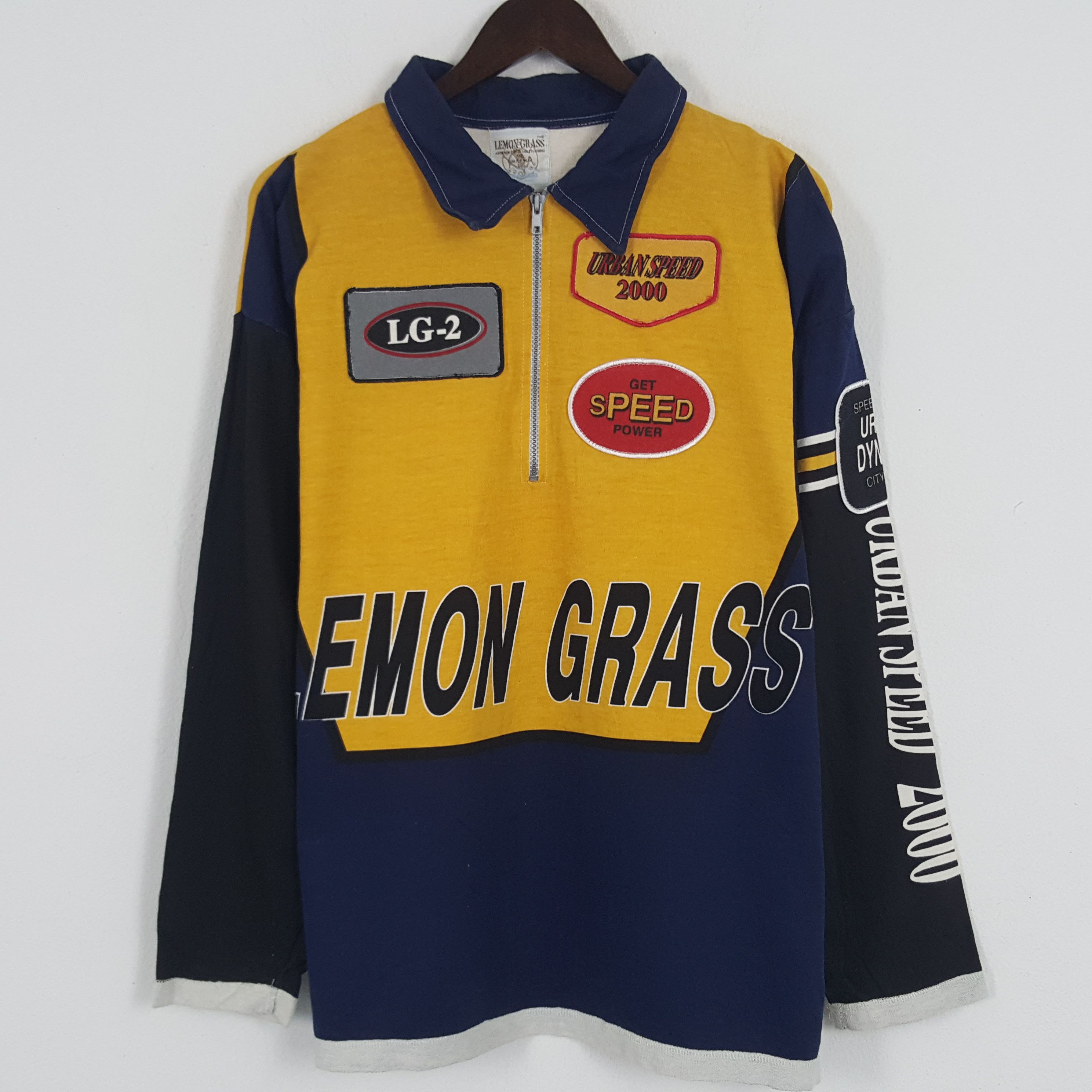 Vintage Vintage Lemon Glass Sweatshirt Size US XL / EU 56 / 4 - 1 Thumbnail