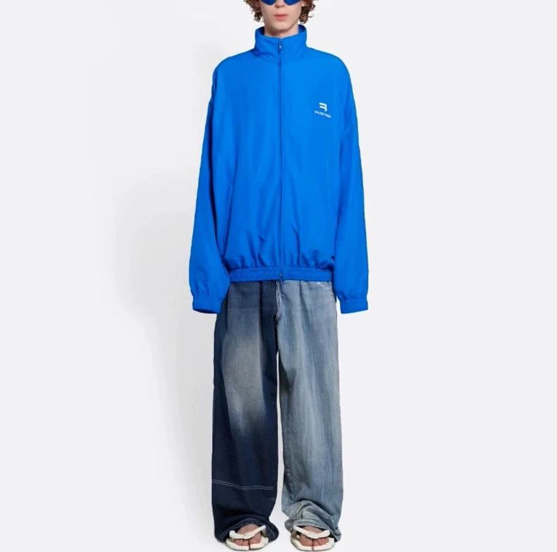 Balenciaga Balenciaga 21FW nylon sportyB stand-up neck blazer jacket 2 Size US M / EU 48-50 / 2 - 7 Thumbnail