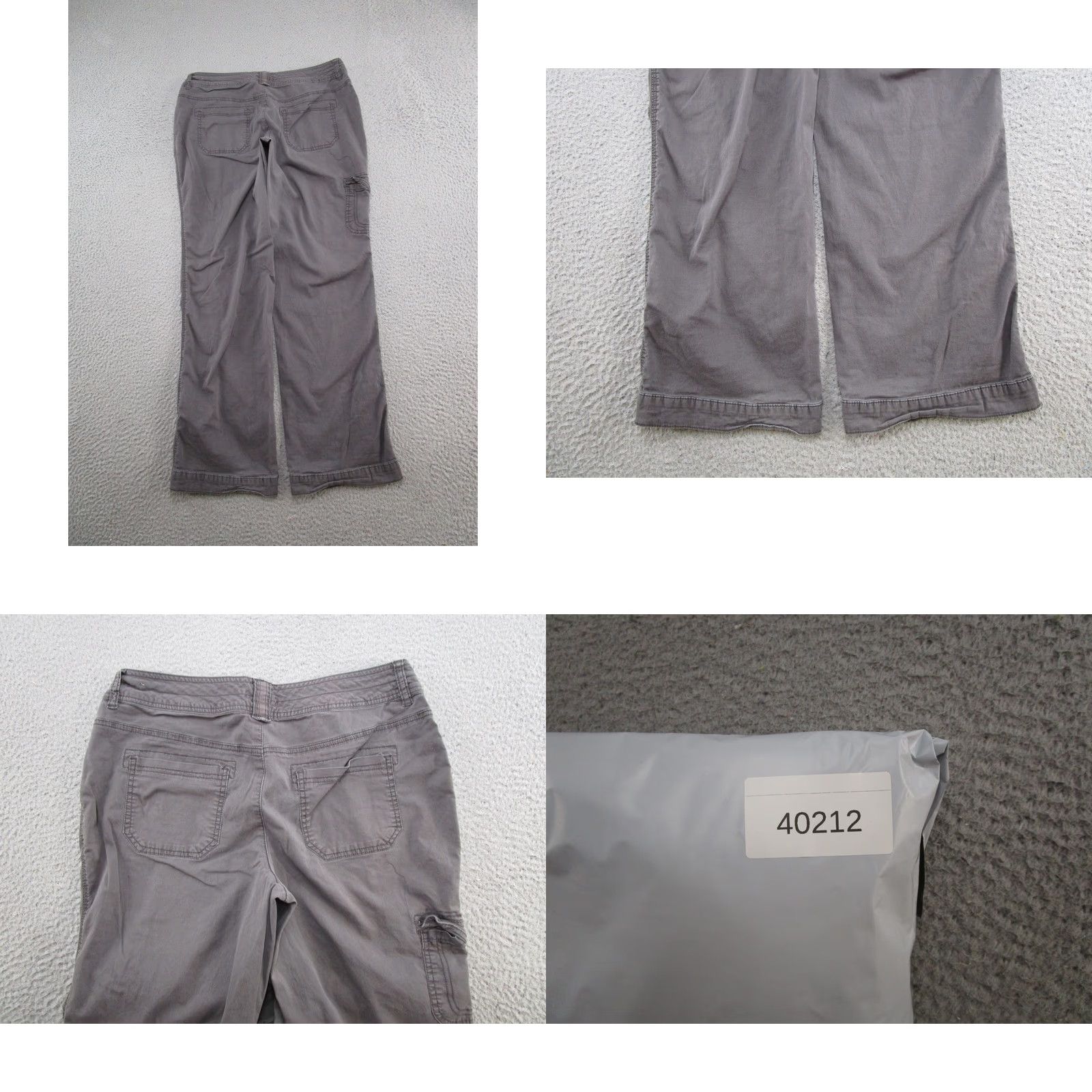 Vintage Maurices Roll Tab Cargo Pants Womens Size 10 Cargo Pants Regular Gray Outdoor 90s/00s Boys Mens Womens Size 32" / US 10 / IT 46 - 9 Thumbnail