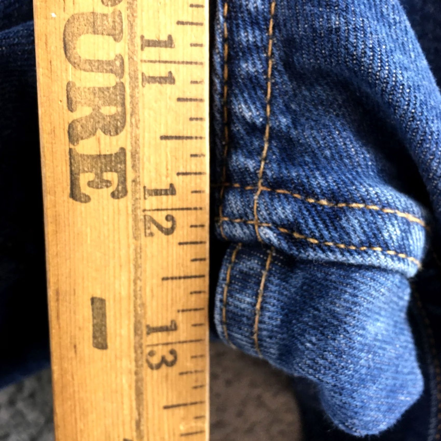 Eddie Bauer Eddie Bauer Jeans Mens 38x30 Blue Straight Leg Zip Fly Relaxed Cotton Denim Shirt? Size US 38 / EU 54 - 7 Thumbnail