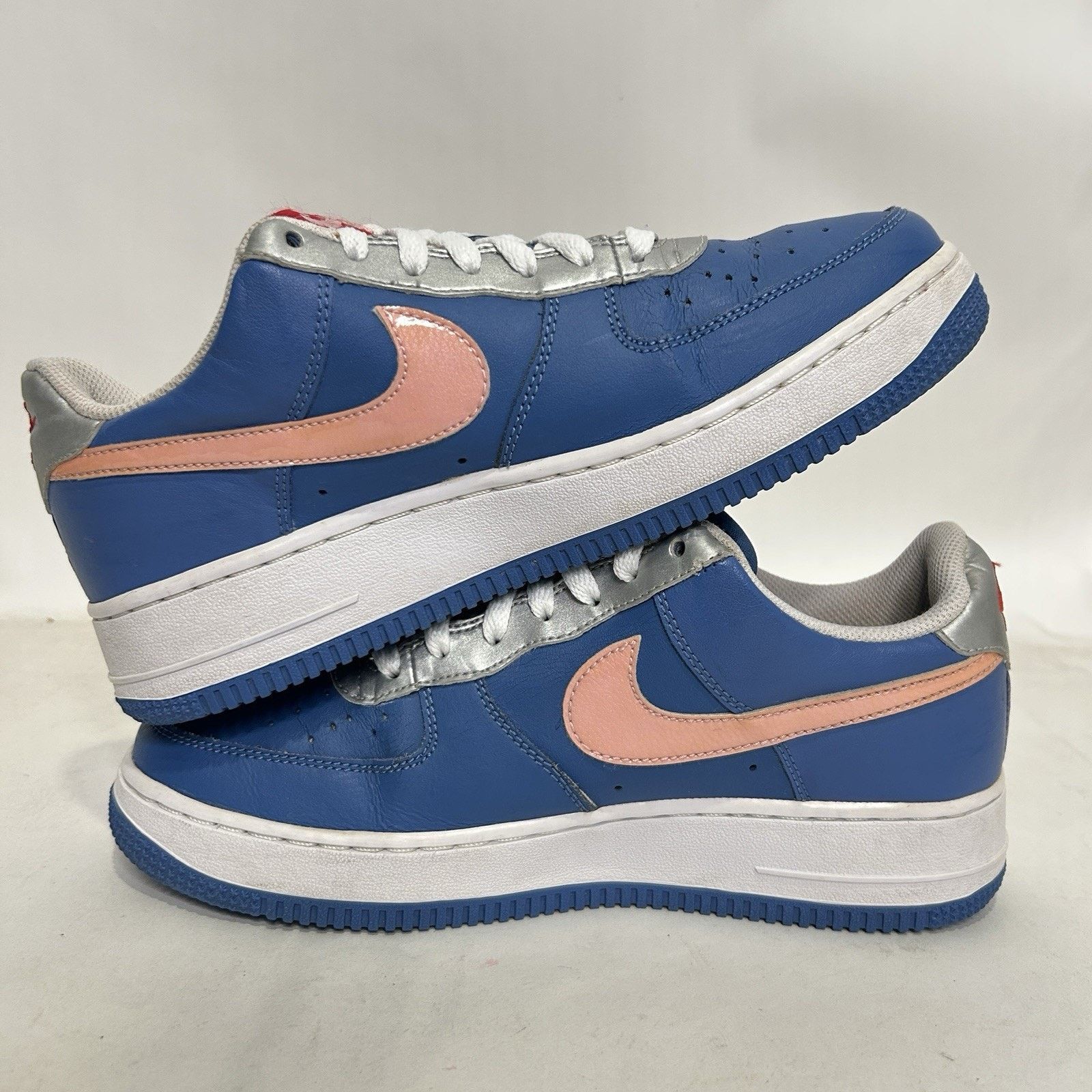 Nike Nike Air Force 1 Low GS “Floral/Blue Pink” Size US 8.5 / IT 38.5 - 3 Thumbnail