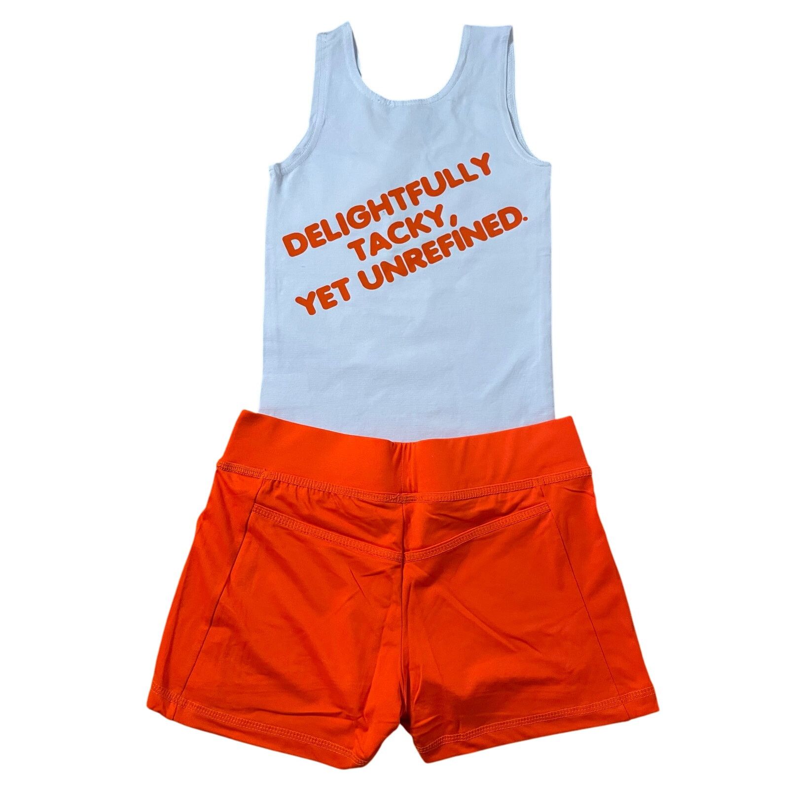 Other New Women Hooters Girl Uniform Tank Shorts Pouch Name Tag Xs Size XS / US 0-2 / IT 36-38 - 4 Thumbnail