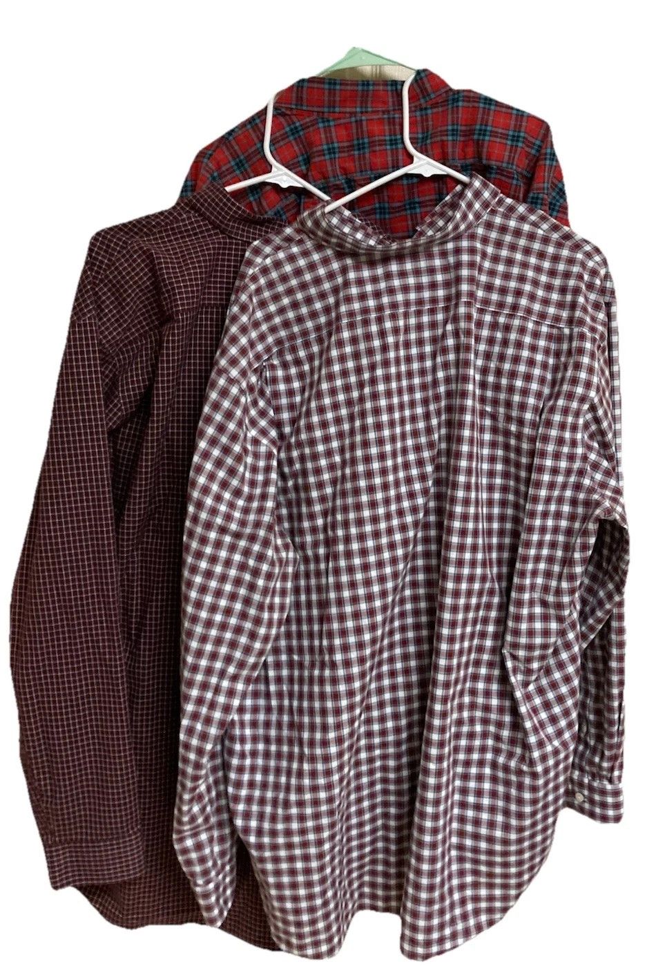 L.L. Bean Bundle of 3 L.L. Bean LS Shirts Checks Size XXL Size US XXL / EU 58 / 5 - 8 Thumbnail