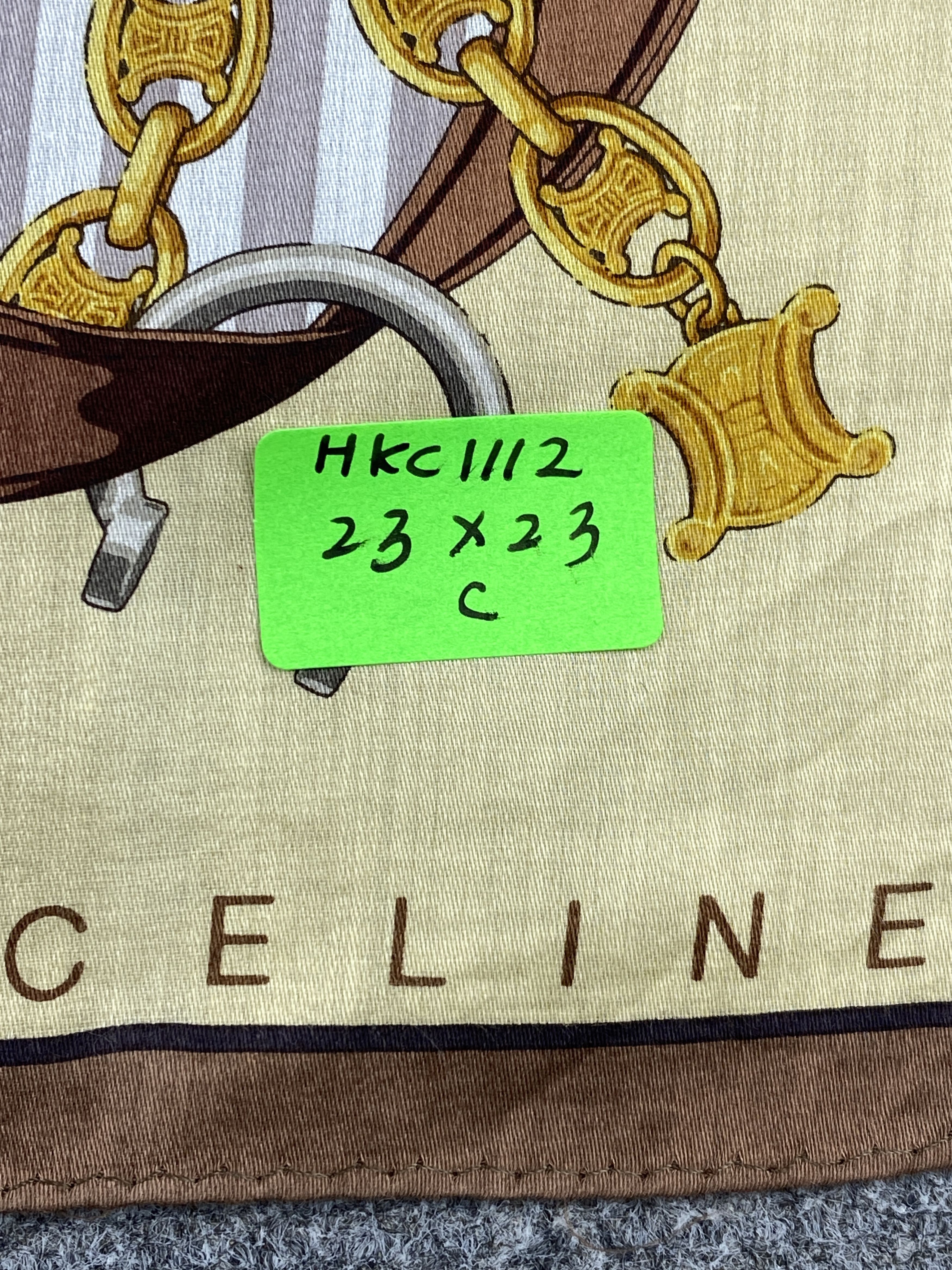 Celine Celine Paris Handkerchief / Neckerchief / Bandana HKC1112 Size ONE SIZE - 10 Thumbnail