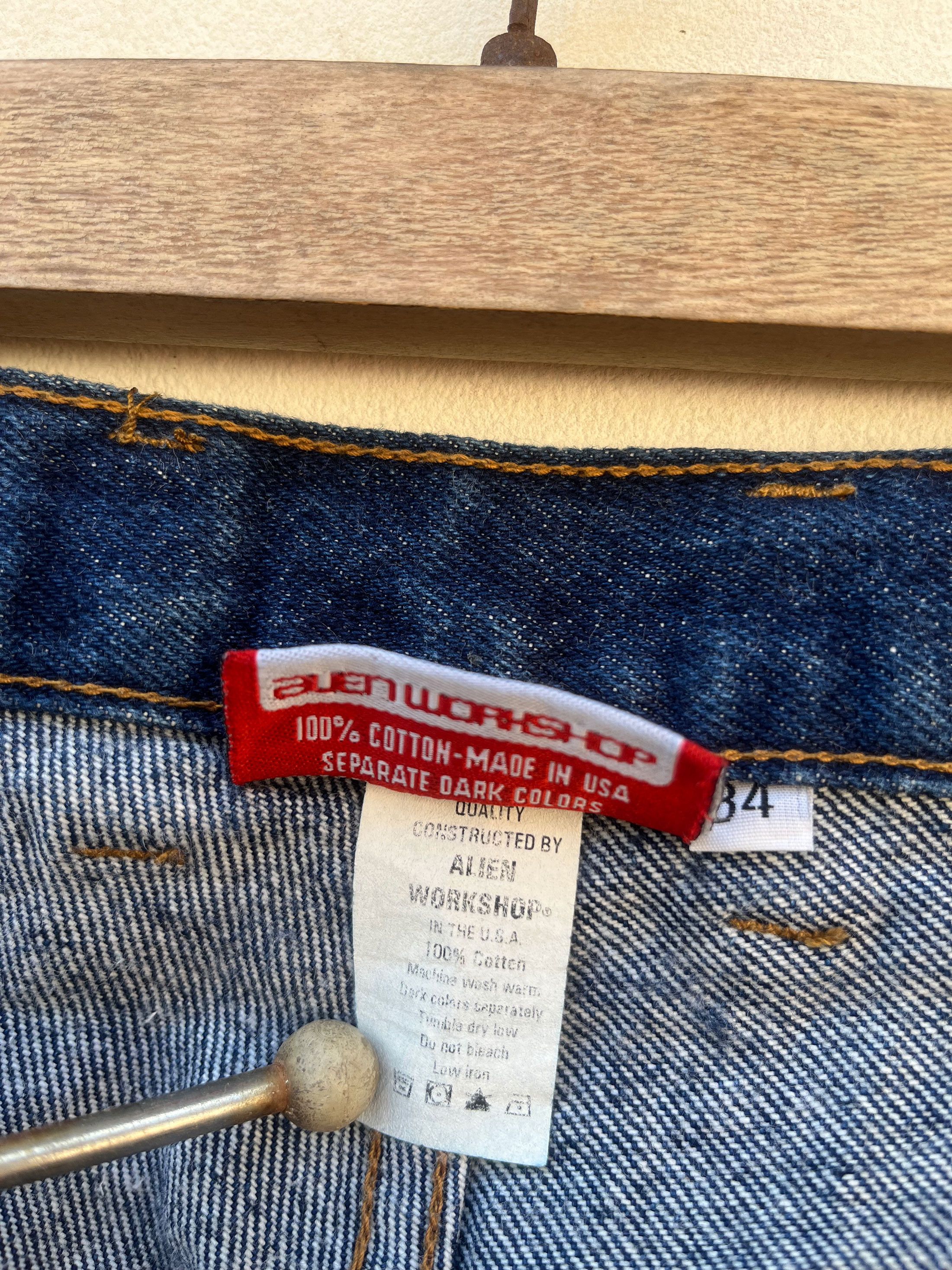 Alien Workshop Vintage Alien Workshop Jeans Skateboarding Skater 90s sk8 Size US 34 / EU 50 - 8 Thumbnail
